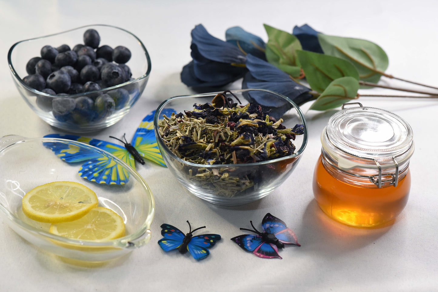 Lemon Blueberry Butterfly